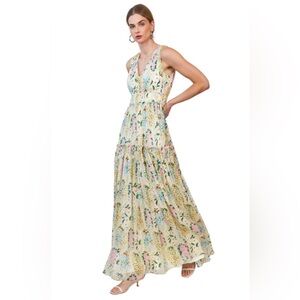 NWT Hunter Bell Genevive Floral Maxi Dress Easter Spring $645